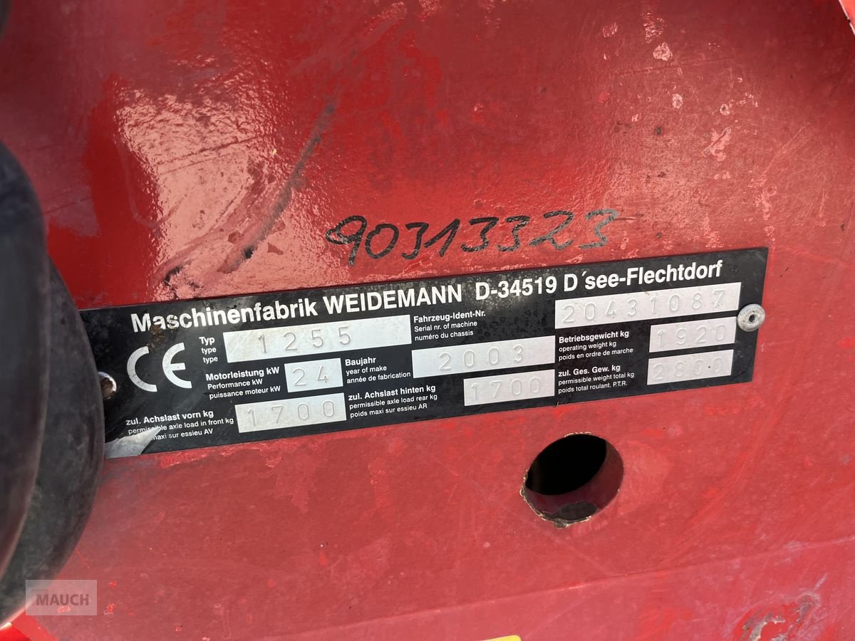 Hoflader des Typs Weidemann  1255P33 Kardanwelle, Hydrostat, Joystick, Gebrauchtmaschine in Burgkirchen (Bild 17)