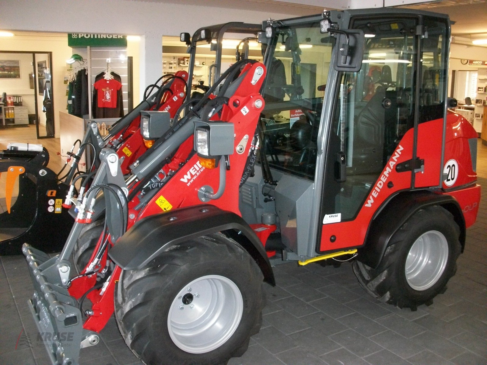 Hoflader za tip Weidemann  1260 LP mit Kabine, Neumaschine u Fürstenau (Slika 2)