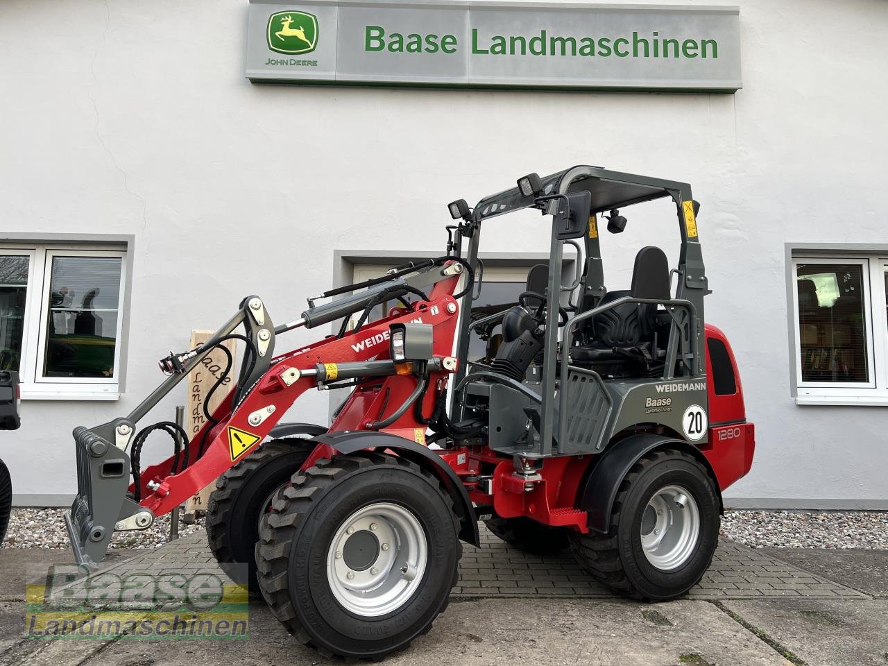 Hoflader del tipo Weidemann  1280 EURO StVZO Breitbereifung, Gebrauchtmaschine en Holthof (Imagen 1)