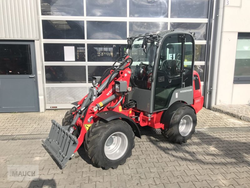 Hoflader del tipo Weidemann  1280 Kabine, Neumaschine en Burgkirchen (Imagen 1)