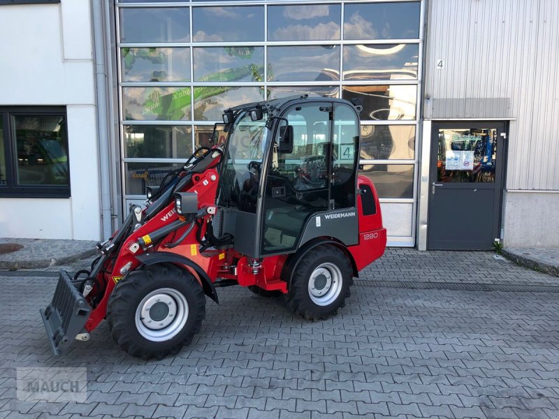 Hoflader del tipo Weidemann  1280 Kabine, Neumaschine en Burgkirchen (Imagen 1)