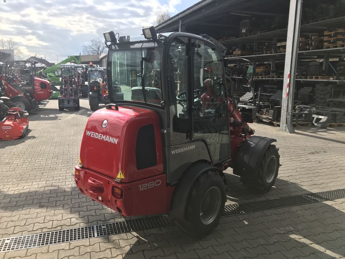 Hoflader del tipo Weidemann  1280 mit Kabine, Neumaschine In Burgkirchen (Immagine 15)