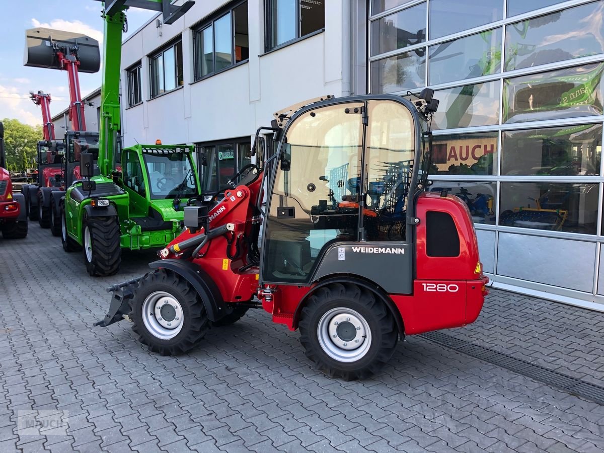 Hoflader del tipo Weidemann  1280 mit Kabine, Neumaschine In Burgkirchen (Immagine 2)