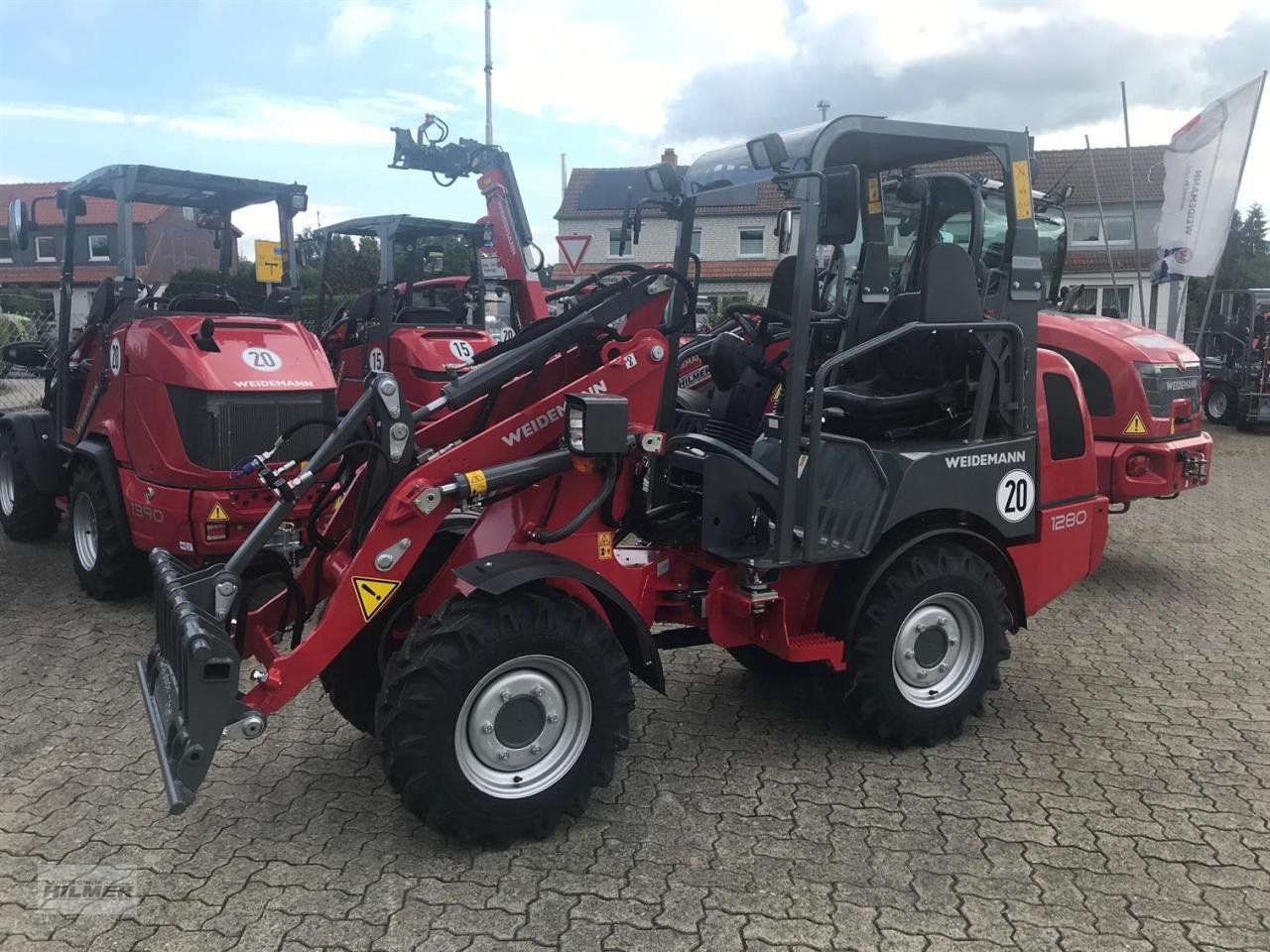 Hoflader van het type Weidemann  1280, Neumaschine in Moringen (Foto 1)