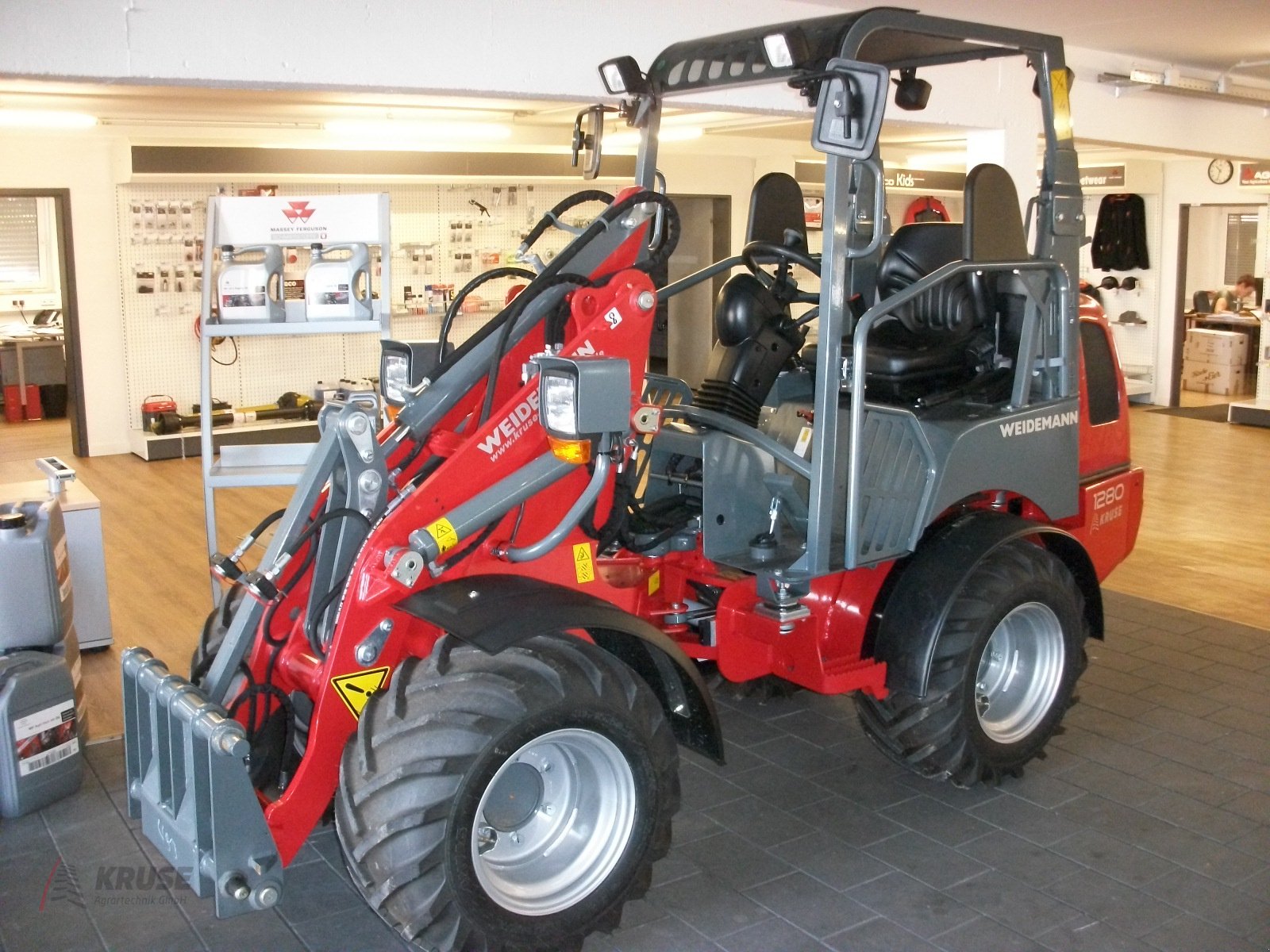 Hoflader tip Weidemann  1280, Neumaschine in Fürstenau (Poză 1)