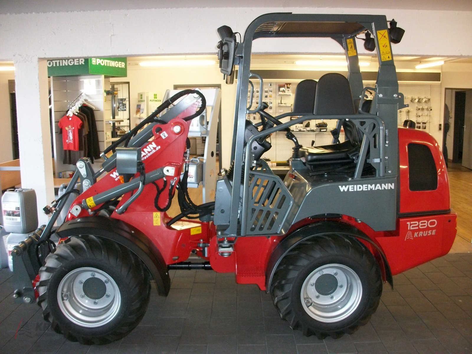 Hoflader typu Weidemann  1280, Neumaschine w Fürstenau (Zdjęcie 2)