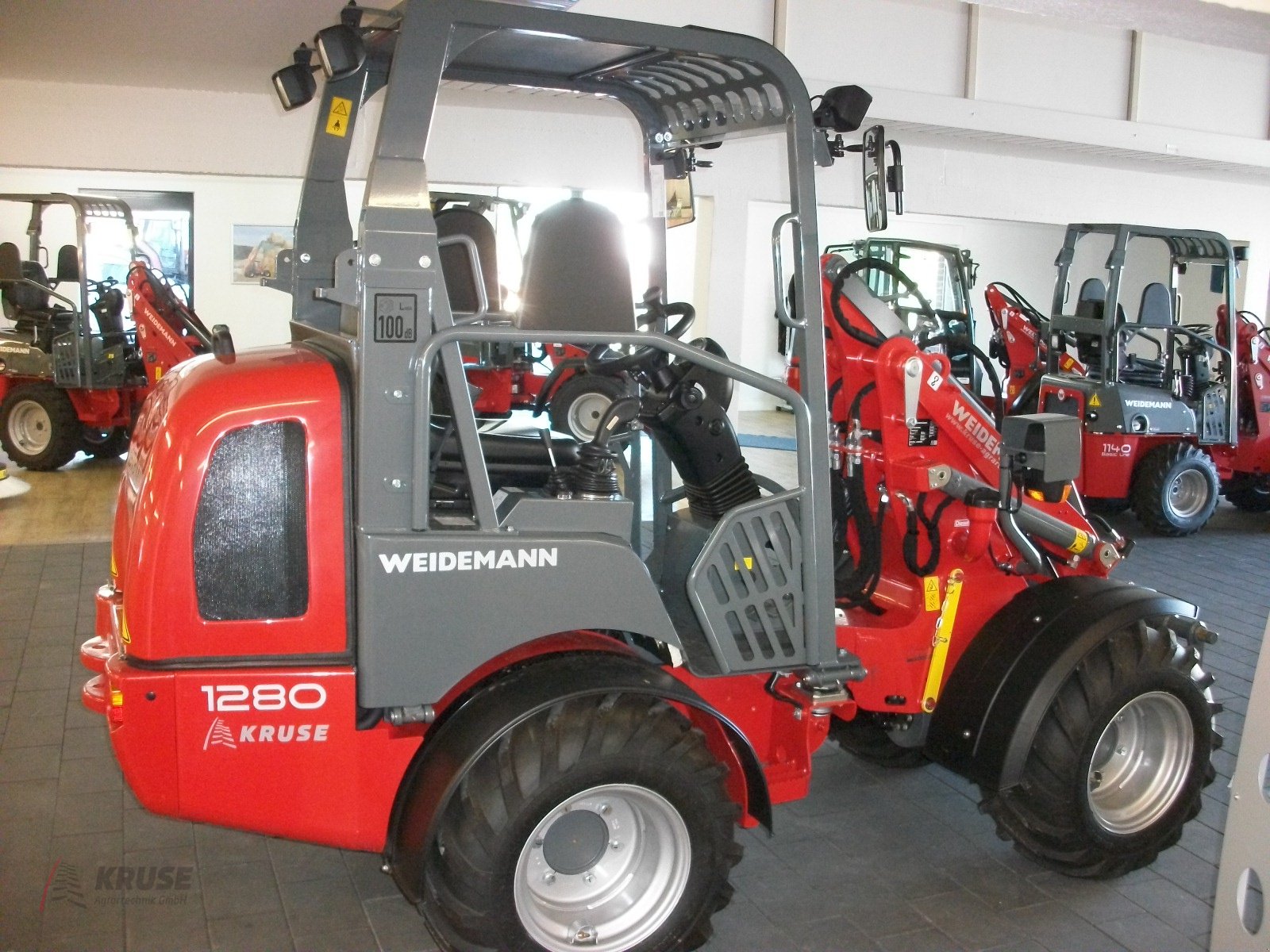 Hoflader typu Weidemann  1280, Neumaschine v Fürstenau (Obrázek 5)