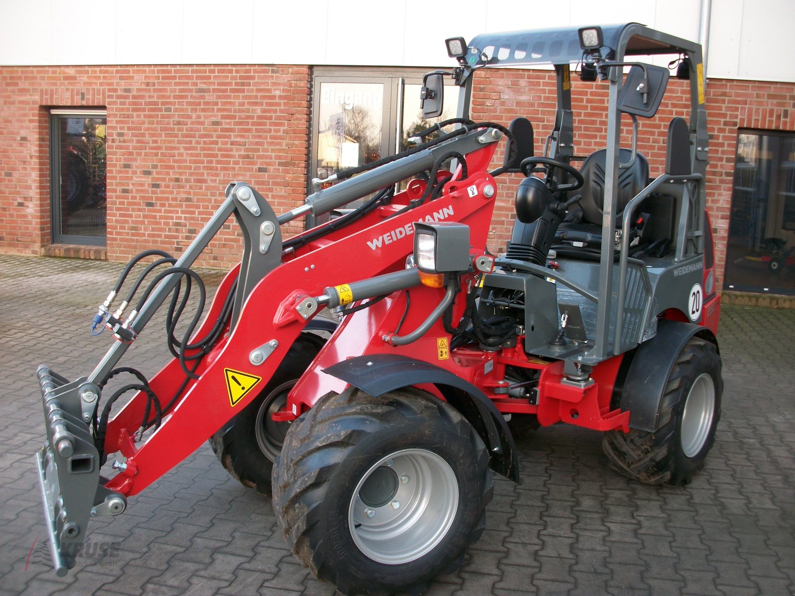 Hoflader tip Weidemann  1280, Neumaschine in Fürstenau (Poză 1)