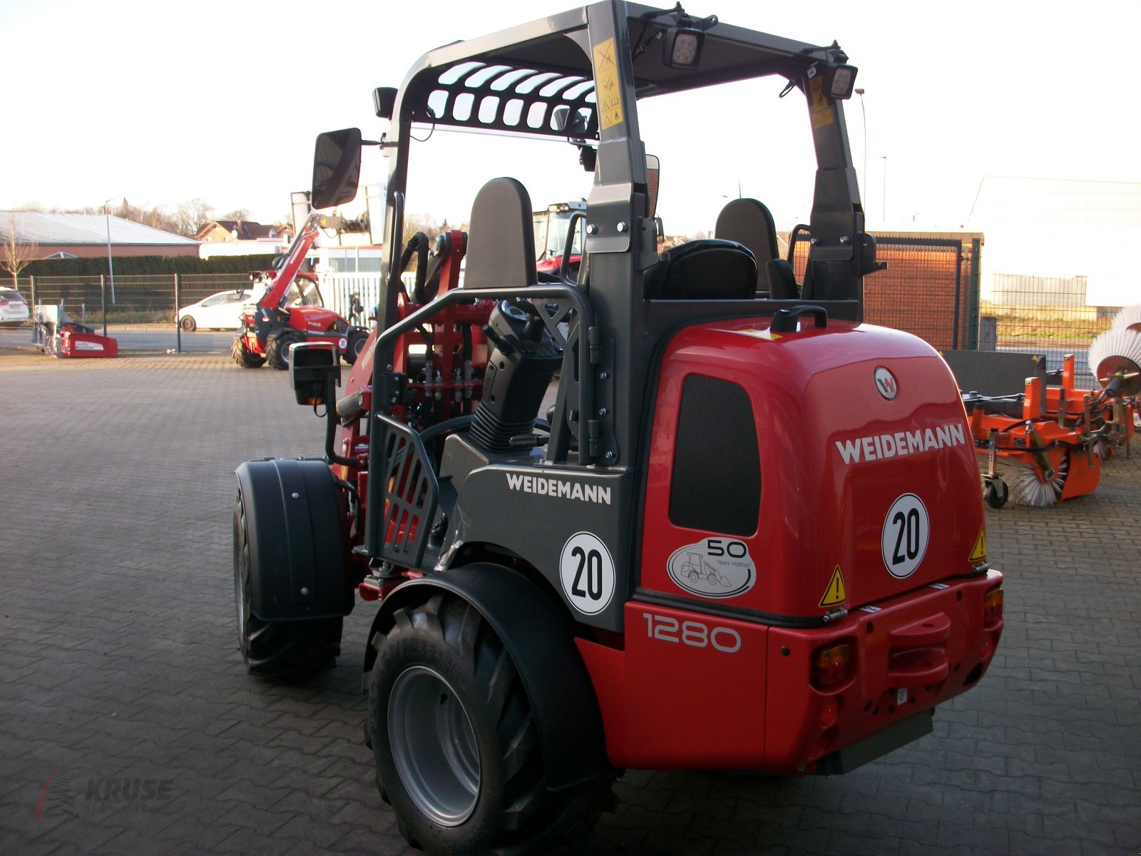 Hoflader Türe ait Weidemann  1280, Neumaschine içinde Fürstenau (resim 7)