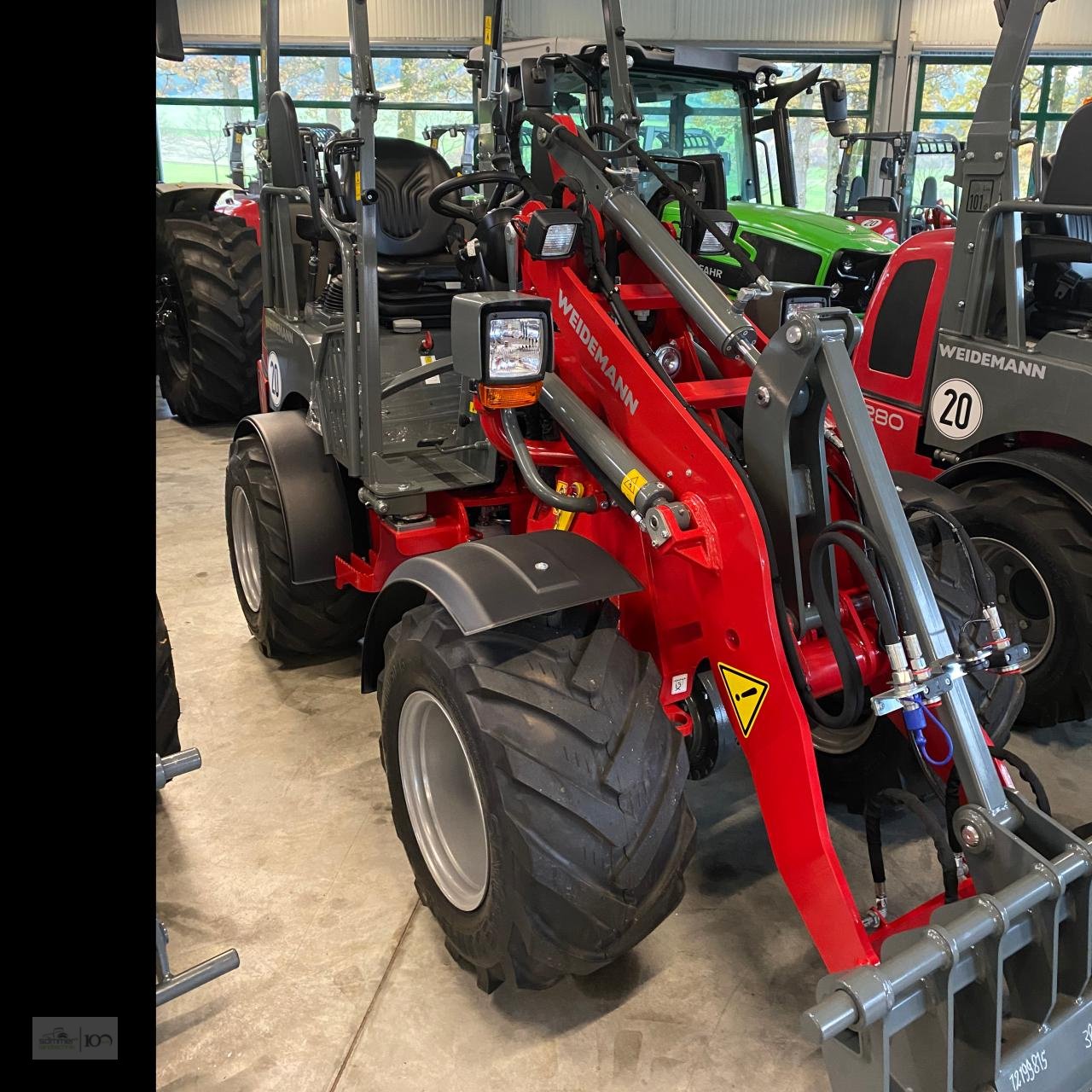 Hoflader van het type Weidemann  1280, Neumaschine in Eslohe–Bremke (Foto 1)