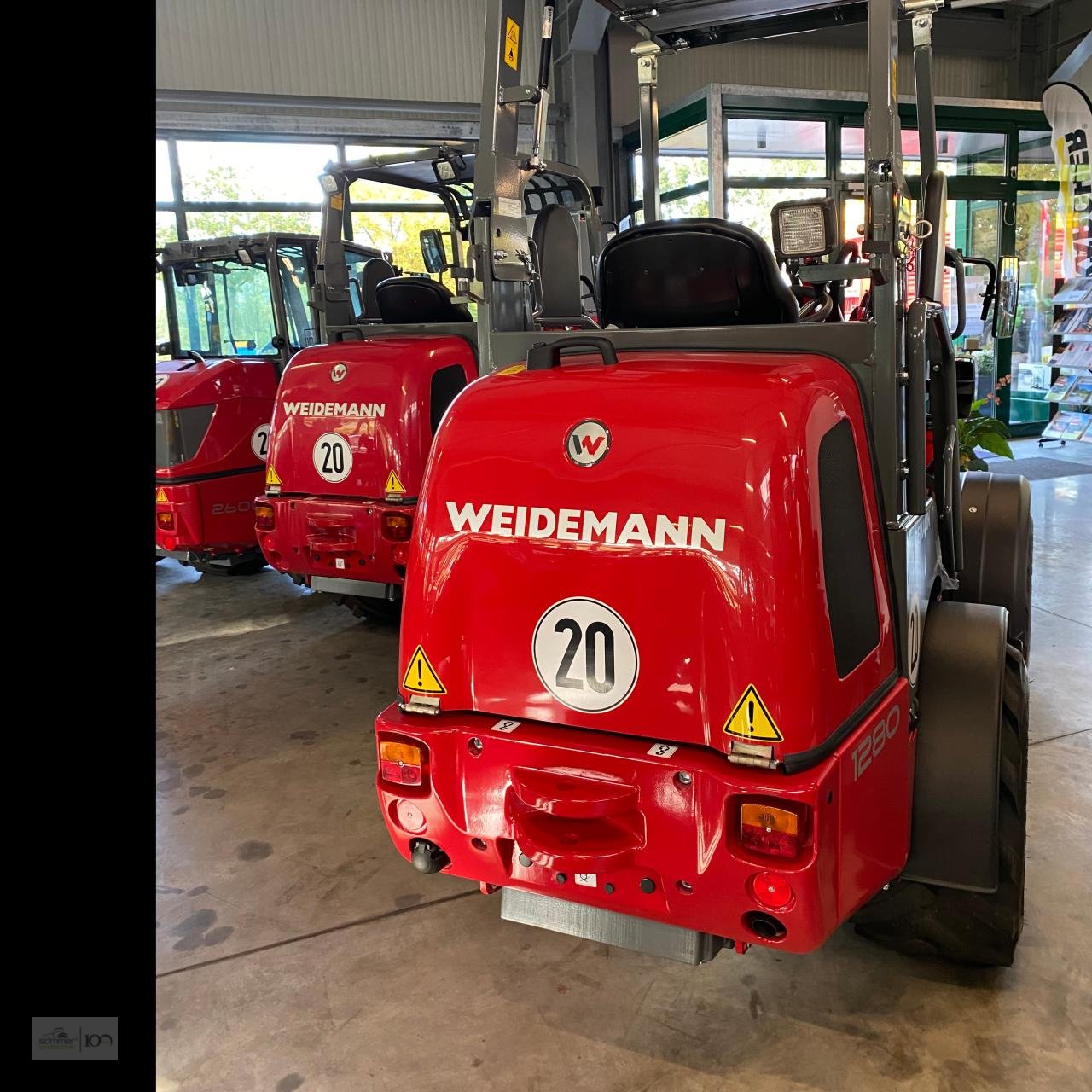 Hoflader van het type Weidemann  1280, Neumaschine in Eslohe–Bremke (Foto 2)