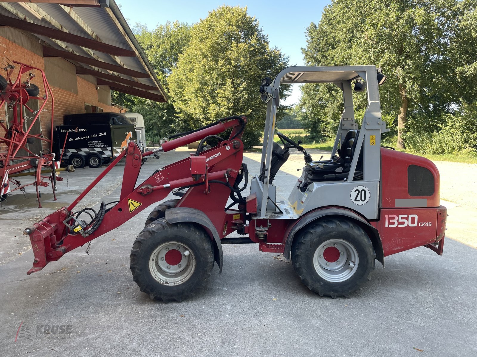 Hoflader del tipo Weidemann  1350 CX45, Gebrauchtmaschine en Fürstenau (Imagen 1)