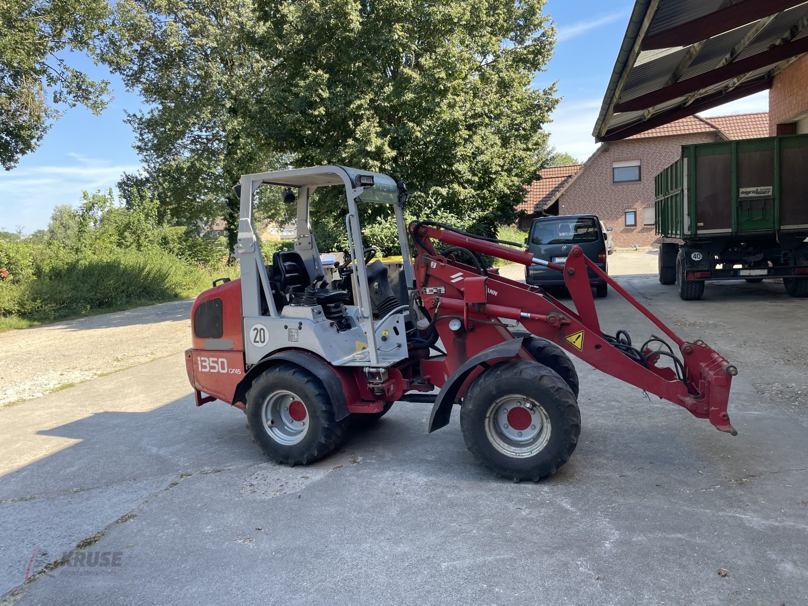 Hoflader del tipo Weidemann  1350 CX45, Gebrauchtmaschine en Fürstenau (Imagen 4)