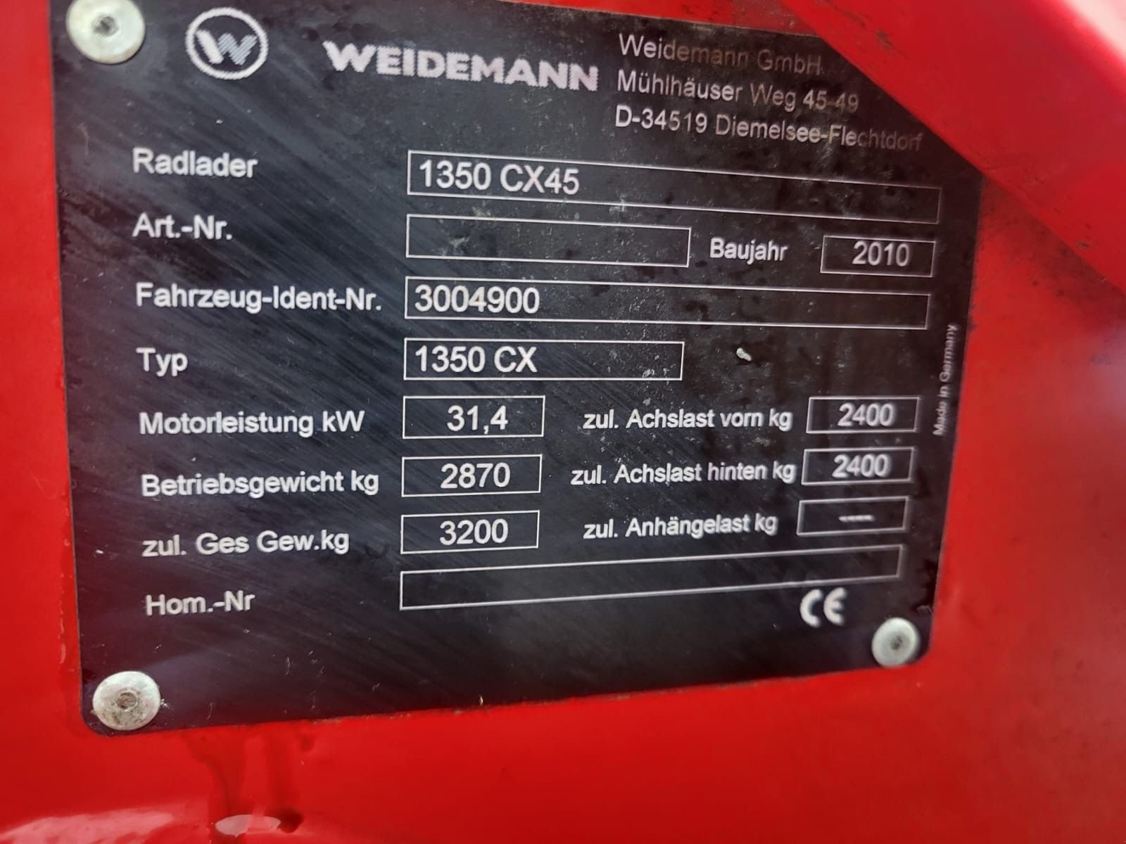 Hoflader типа Weidemann  1355 CX, Gebrauchtmaschine в NATTERNBACH (Фотография 2)