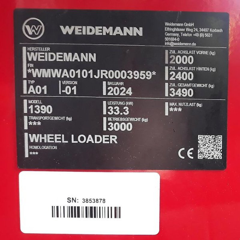 Hoflader tipa Weidemann  1390, Neumaschine u Itterbeck (Slika 30)