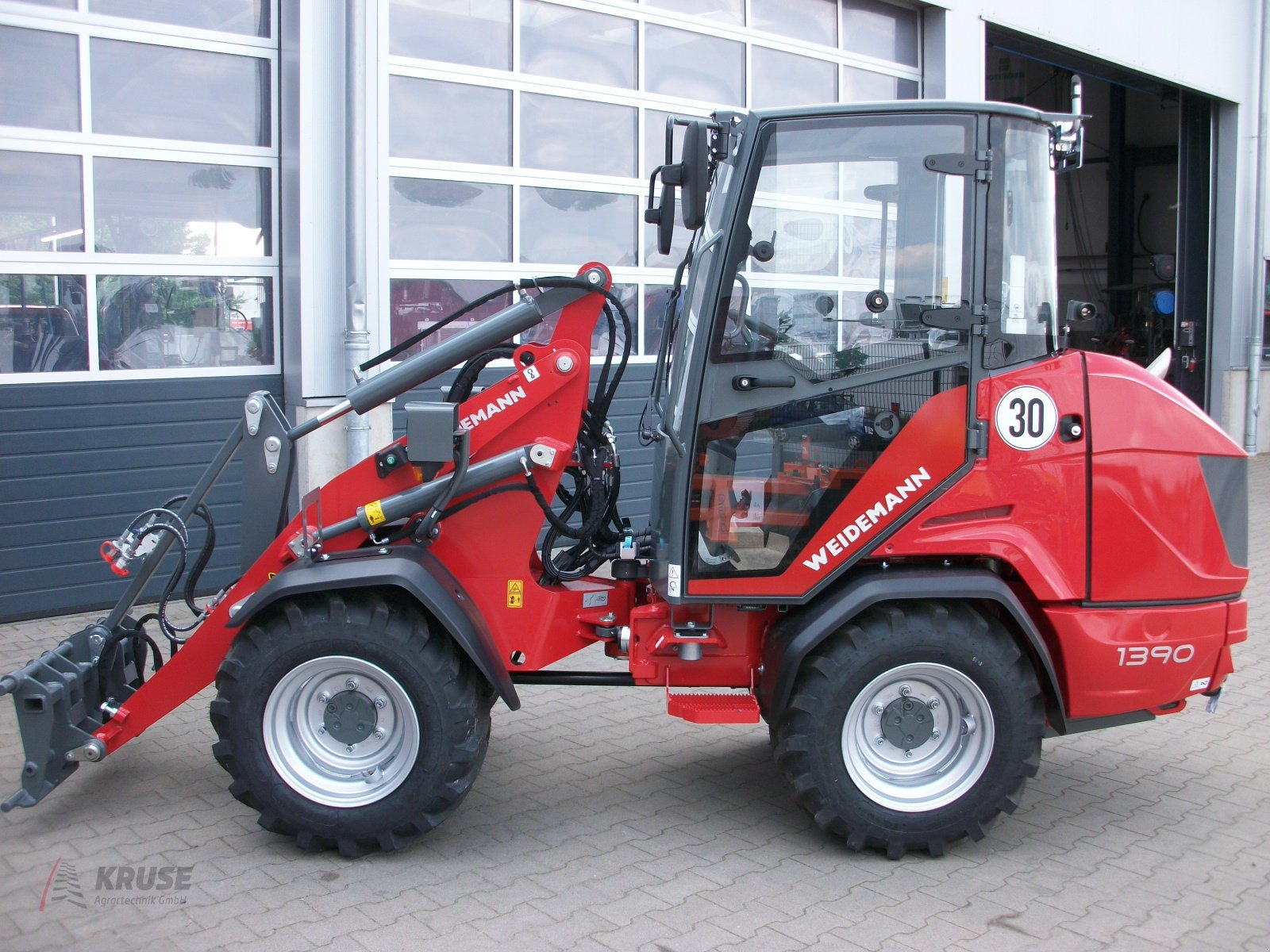 Hoflader typu Weidemann  1390, Neumaschine v Fürstenau (Obrázok 1)