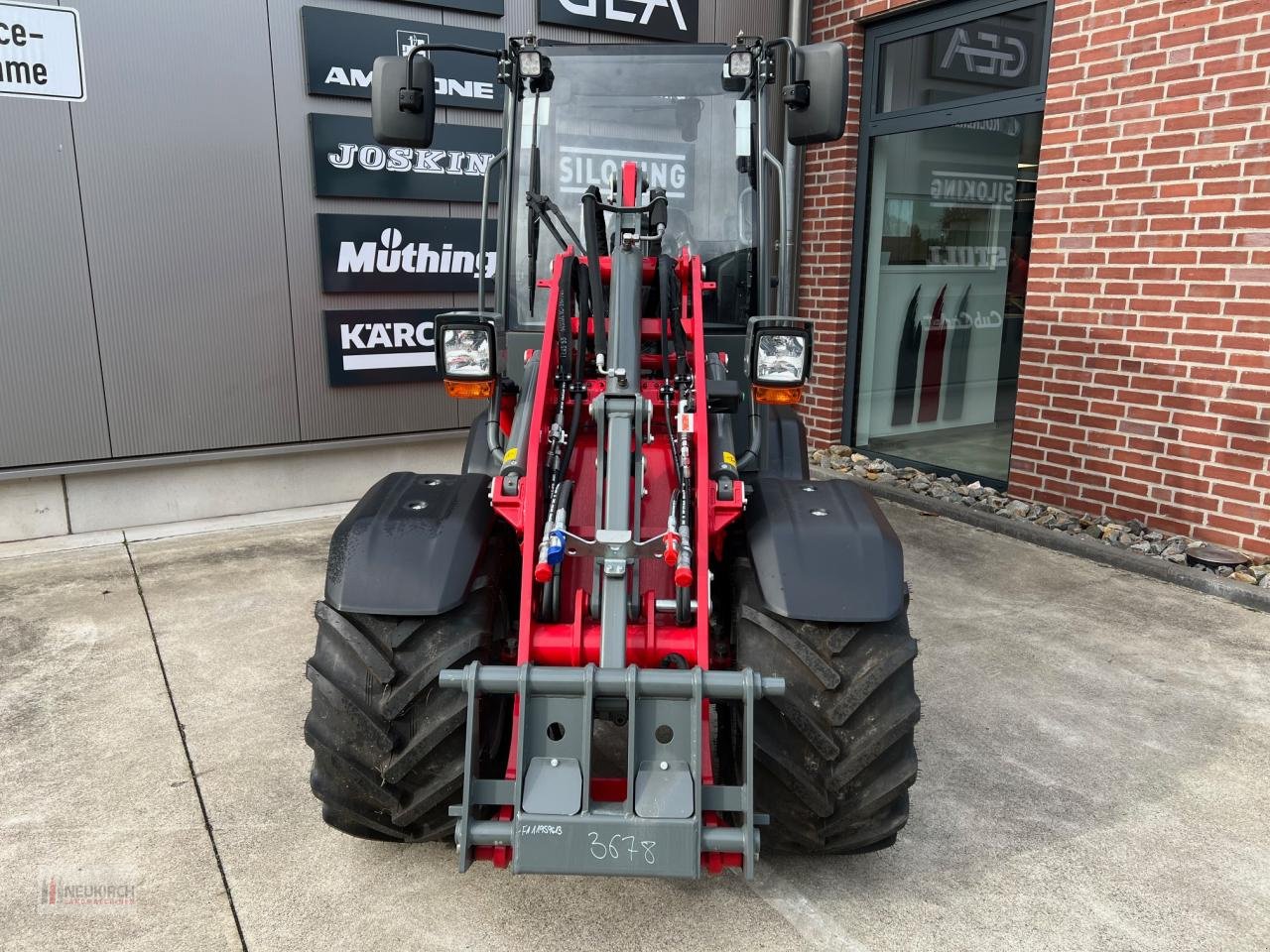 Hoflader van het type Weidemann  1390, Neumaschine in Delbrück-Westenholz (Foto 8)