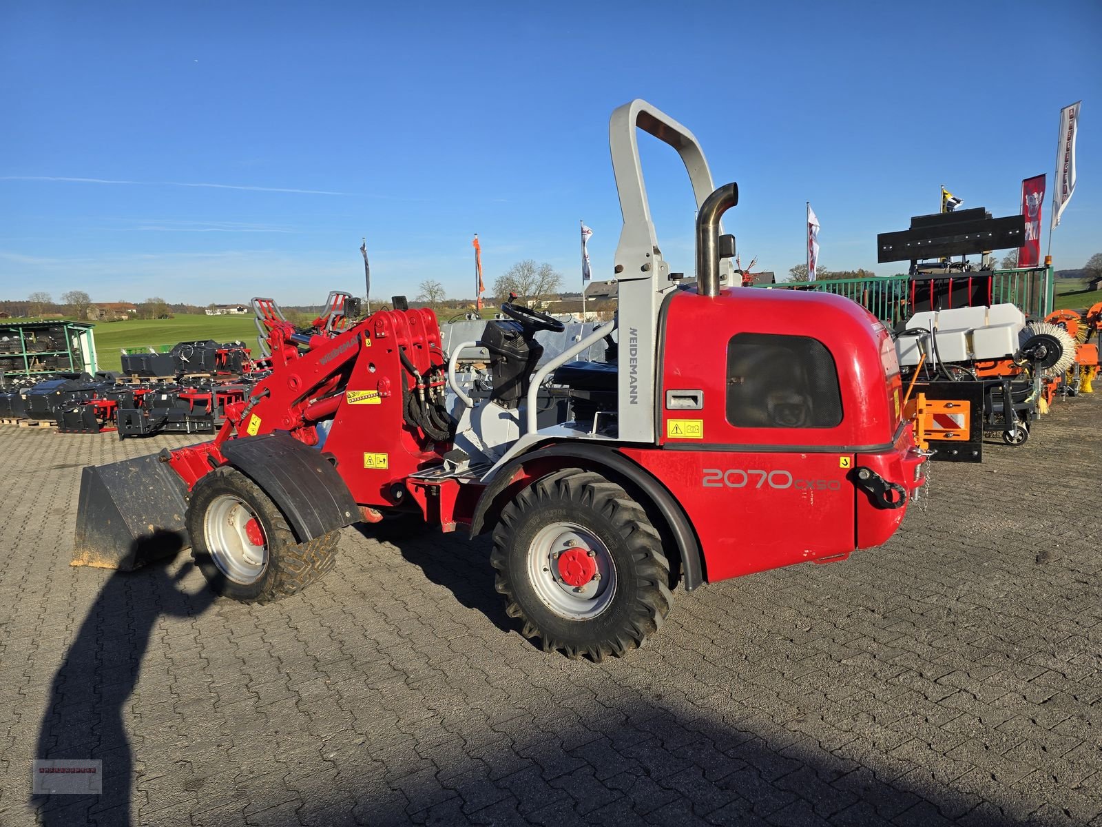 Hoflader tip Weidemann  2070 CX 50 TOP mit Joystick + Kardan uvm, Gebrauchtmaschine in Tarsdorf (Poză 28)