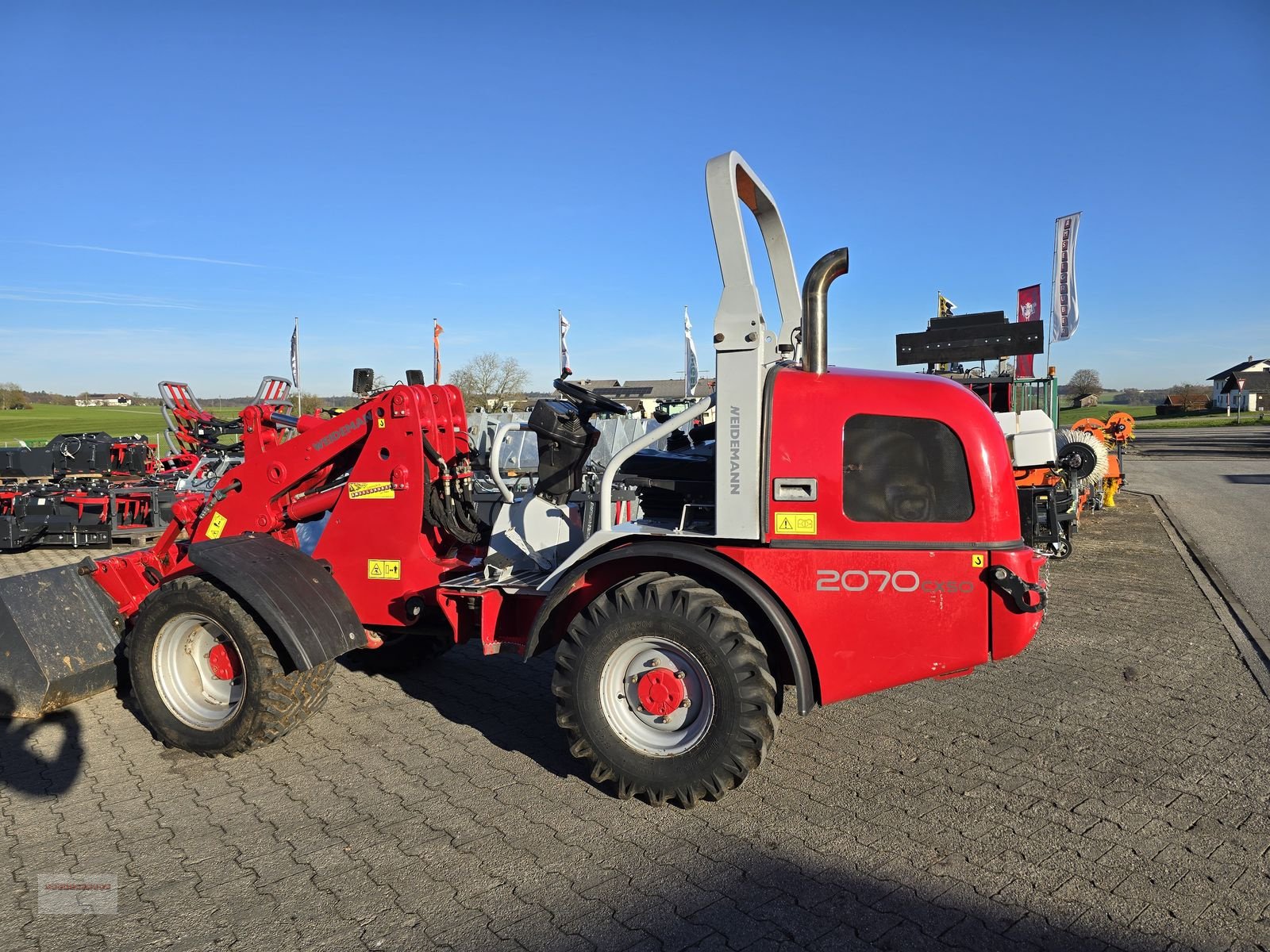 Hoflader tip Weidemann  2070 CX 50 TOP mit Joystick + Kardan uvm, Gebrauchtmaschine in Tarsdorf (Poză 23)