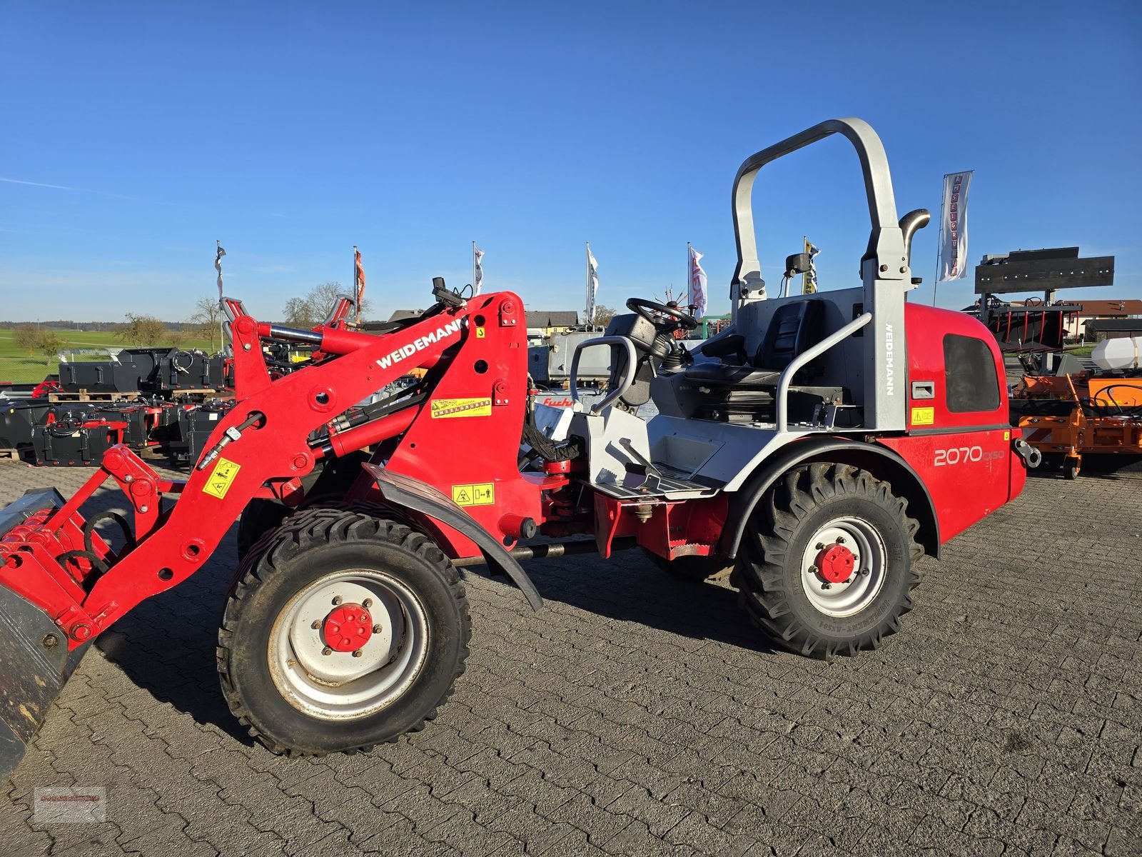 Hoflader tip Weidemann  2070 CX 50 TOP mit Joystick + Kardan uvm, Gebrauchtmaschine in Tarsdorf (Poză 11)