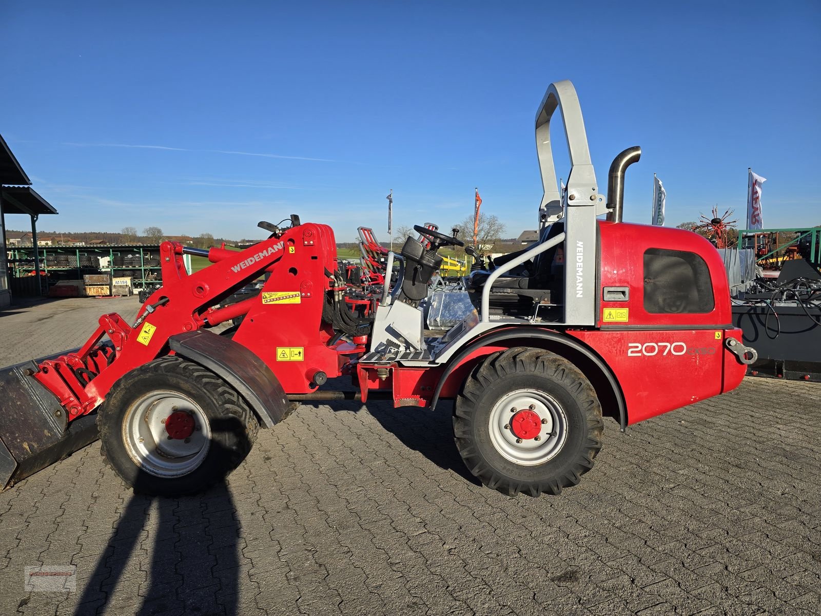 Hoflader tip Weidemann  2070 CX 50 TOP mit Joystick + Kardan uvm, Gebrauchtmaschine in Tarsdorf (Poză 9)