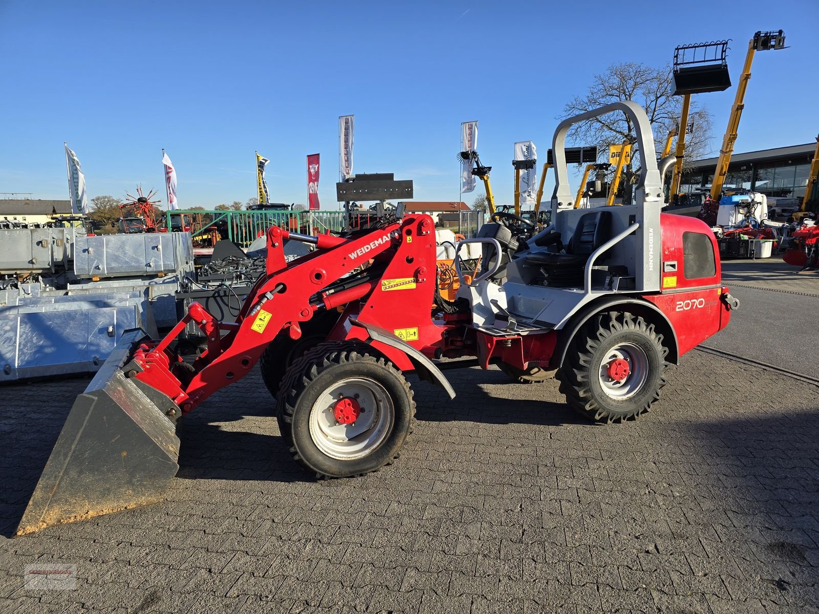 Hoflader tip Weidemann  2070 CX 50 TOP mit Joystick + Kardan uvm, Gebrauchtmaschine in Tarsdorf (Poză 25)