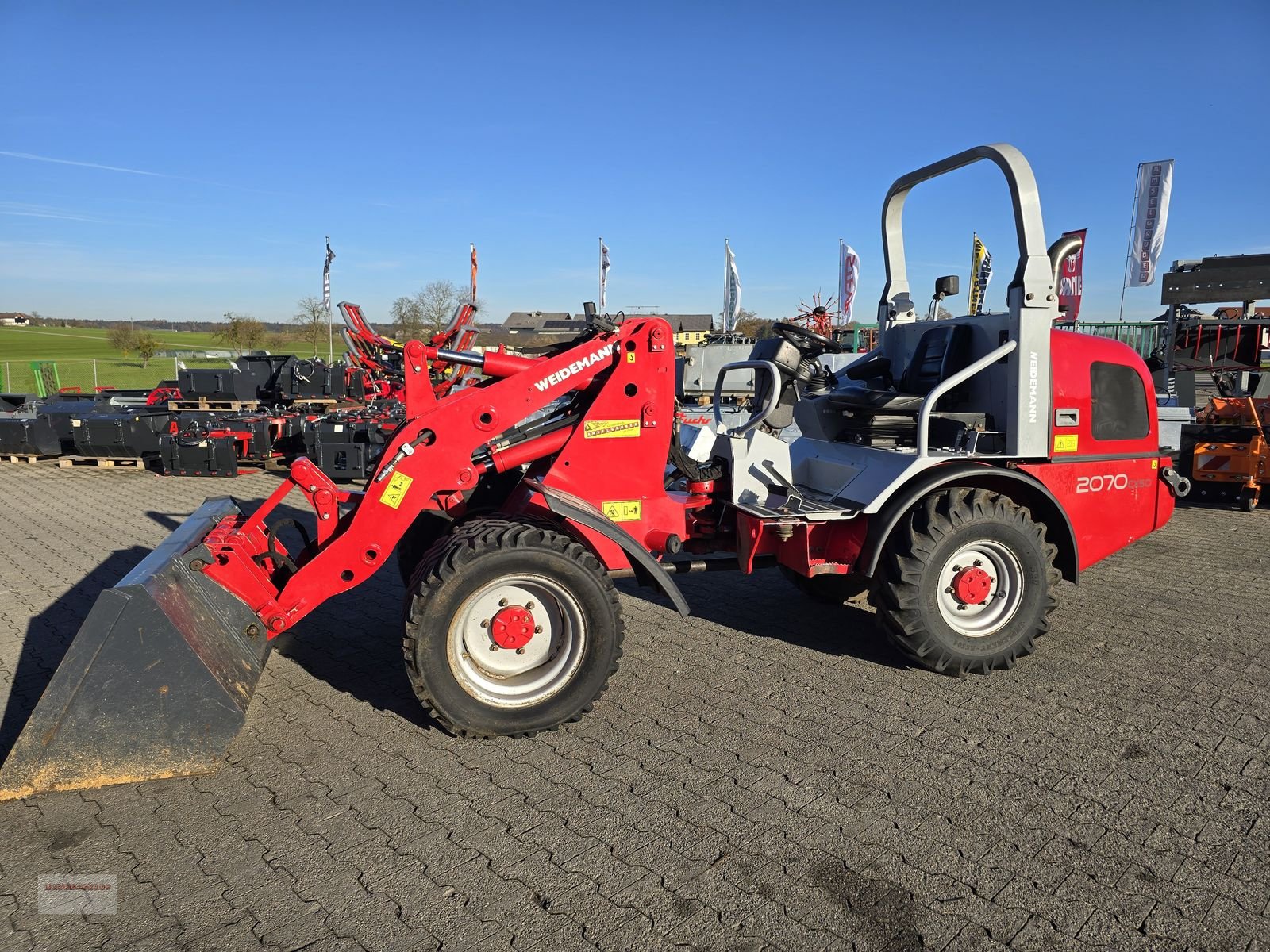 Hoflader tip Weidemann  2070 CX 50 TOP mit Joystick + Kardan uvm, Gebrauchtmaschine in Tarsdorf (Poză 10)