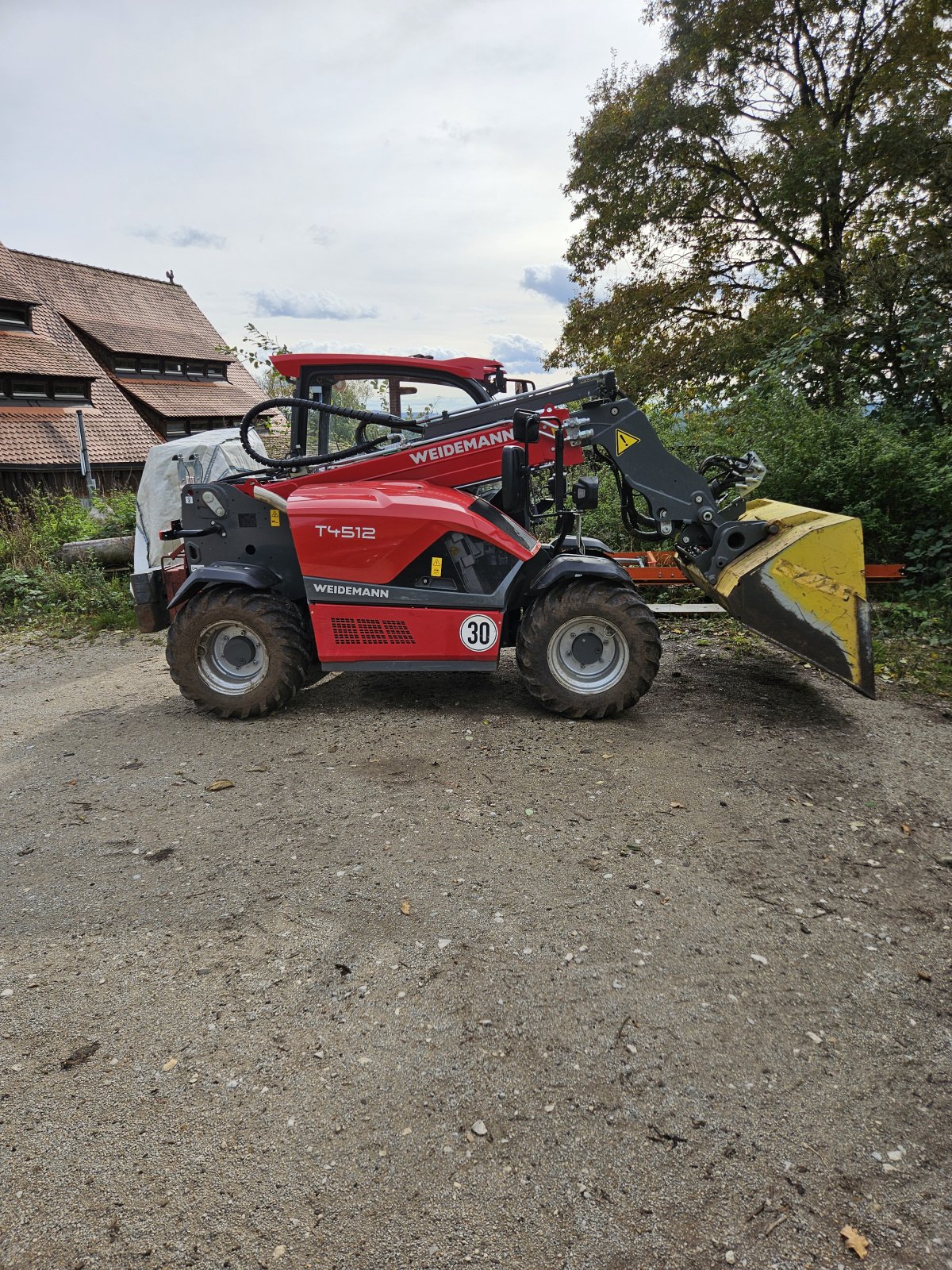 Hoflader van het type Weidemann  4512, Gebrauchtmaschine in Leinburg (Foto 1)