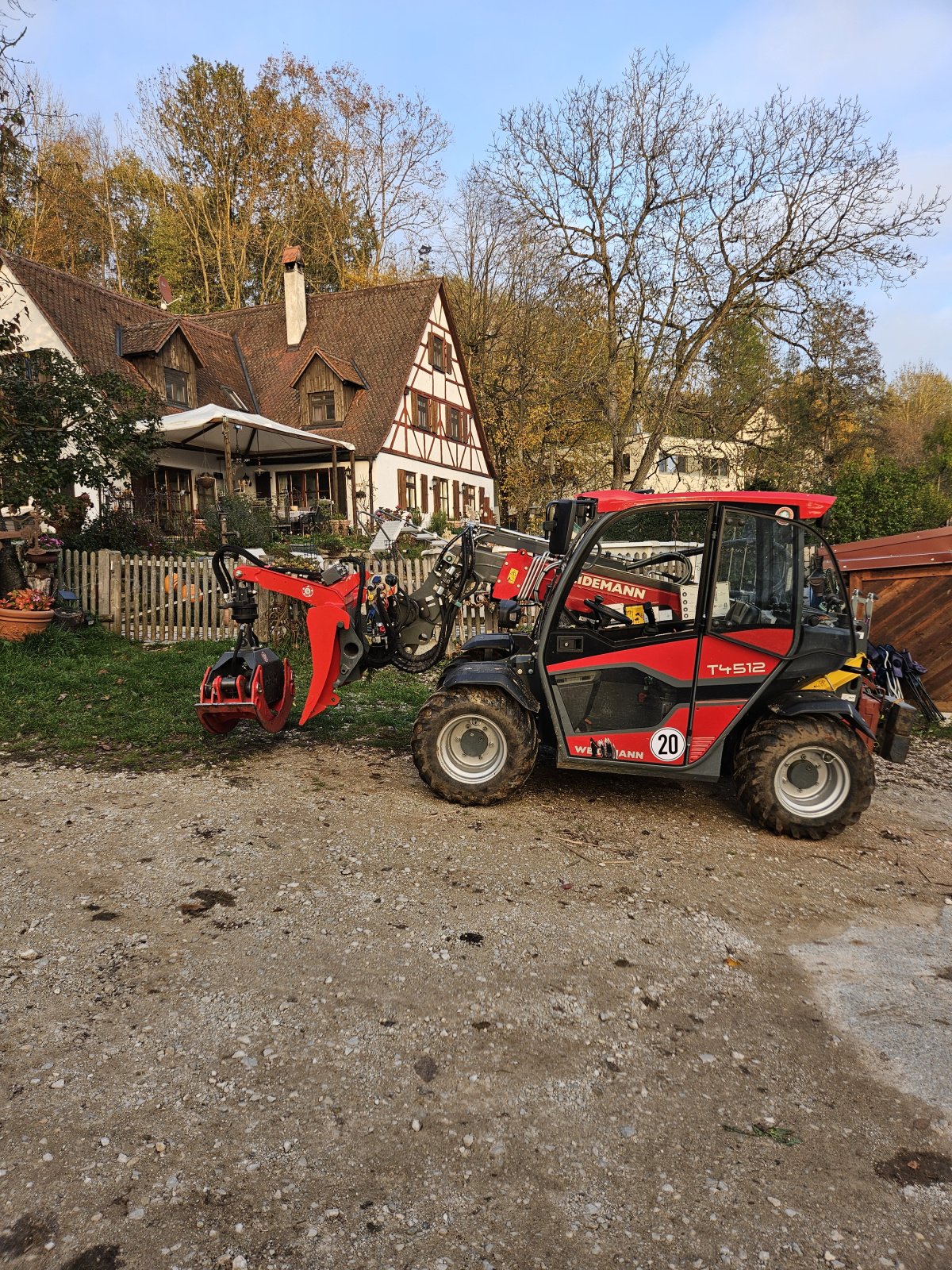 Hoflader van het type Weidemann  4512, Gebrauchtmaschine in Leinburg (Foto 3)