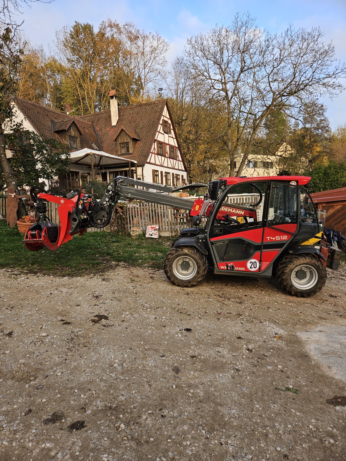 Hoflader van het type Weidemann  4512, Gebrauchtmaschine in Leinburg (Foto 4)