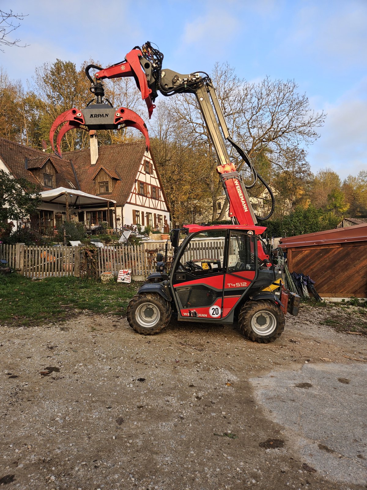 Hoflader van het type Weidemann  4512, Gebrauchtmaschine in Leinburg (Foto 5)