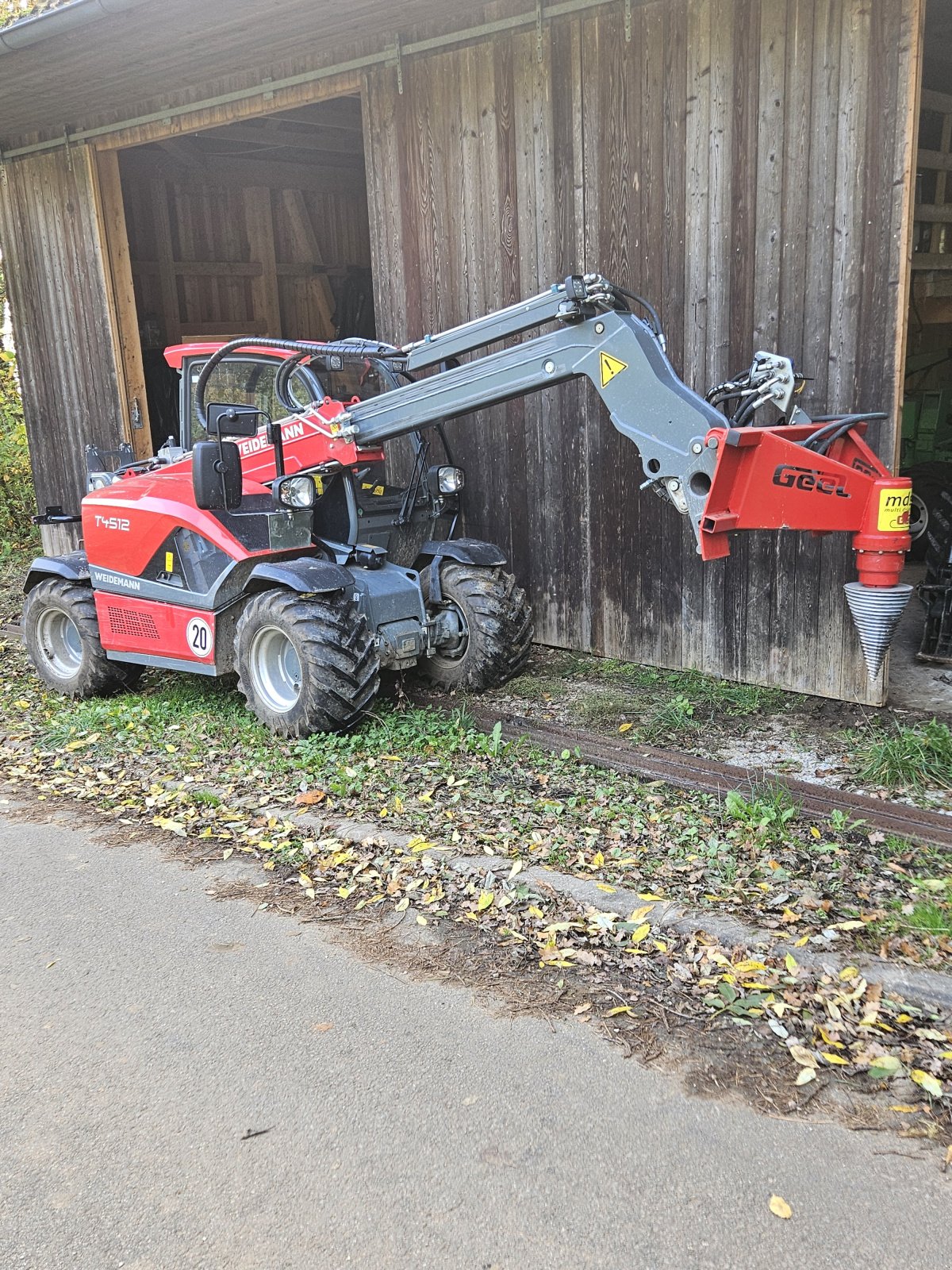 Hoflader van het type Weidemann  4512, Gebrauchtmaschine in Leinburg (Foto 8)