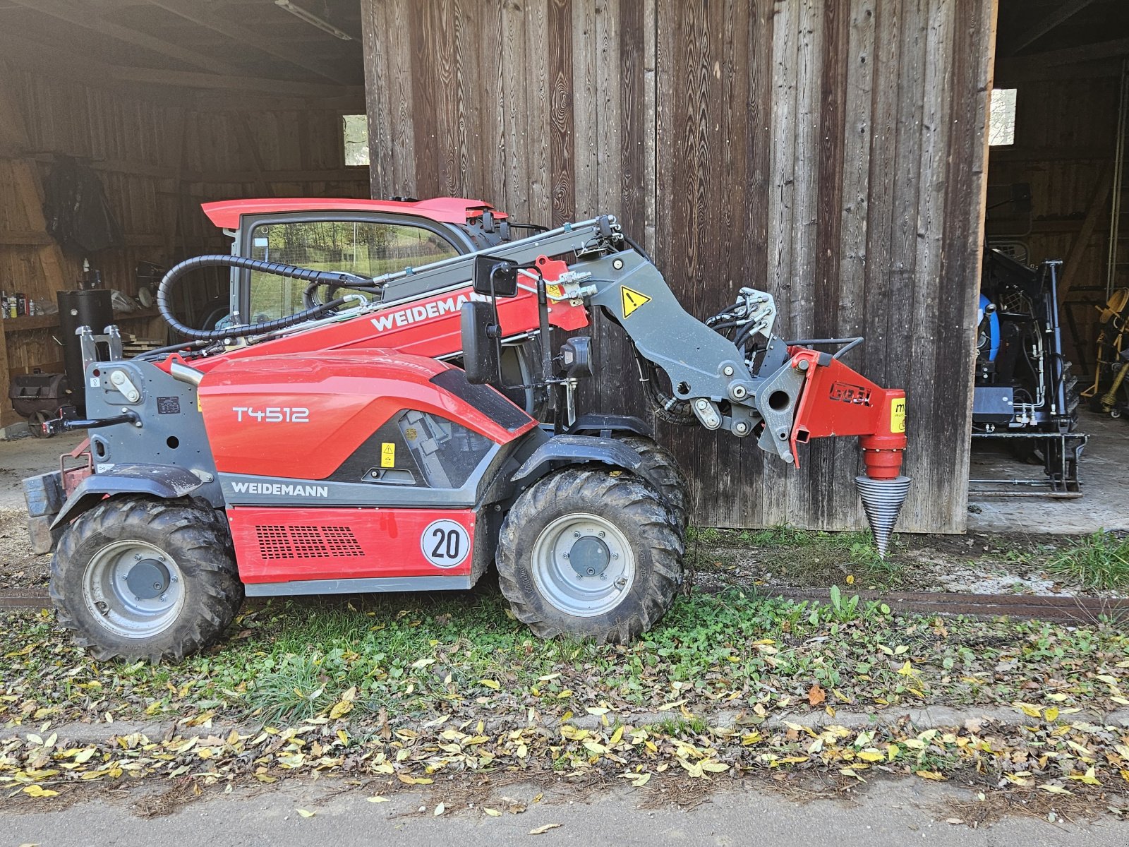 Hoflader van het type Weidemann  4512, Gebrauchtmaschine in Leinburg (Foto 9)