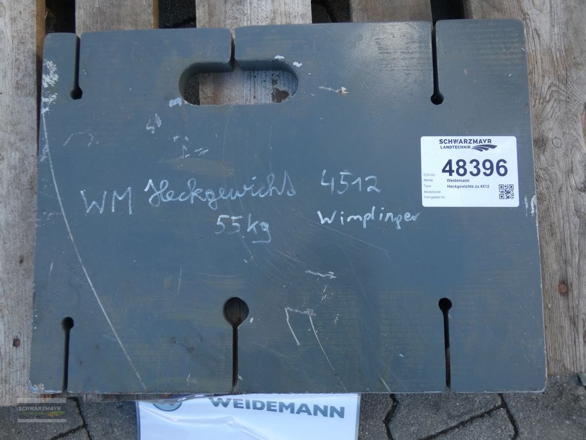 Hoflader tipa Weidemann  Heckgewichte zu WM 4512, Gebrauchtmaschine u Aurolzmünster (Slika 3)