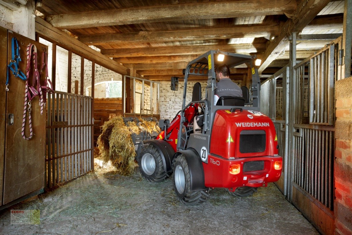 Hoflader Türe ait Weidemann  Hoflader 1160, Neumaschine içinde Reinheim (resim 1)