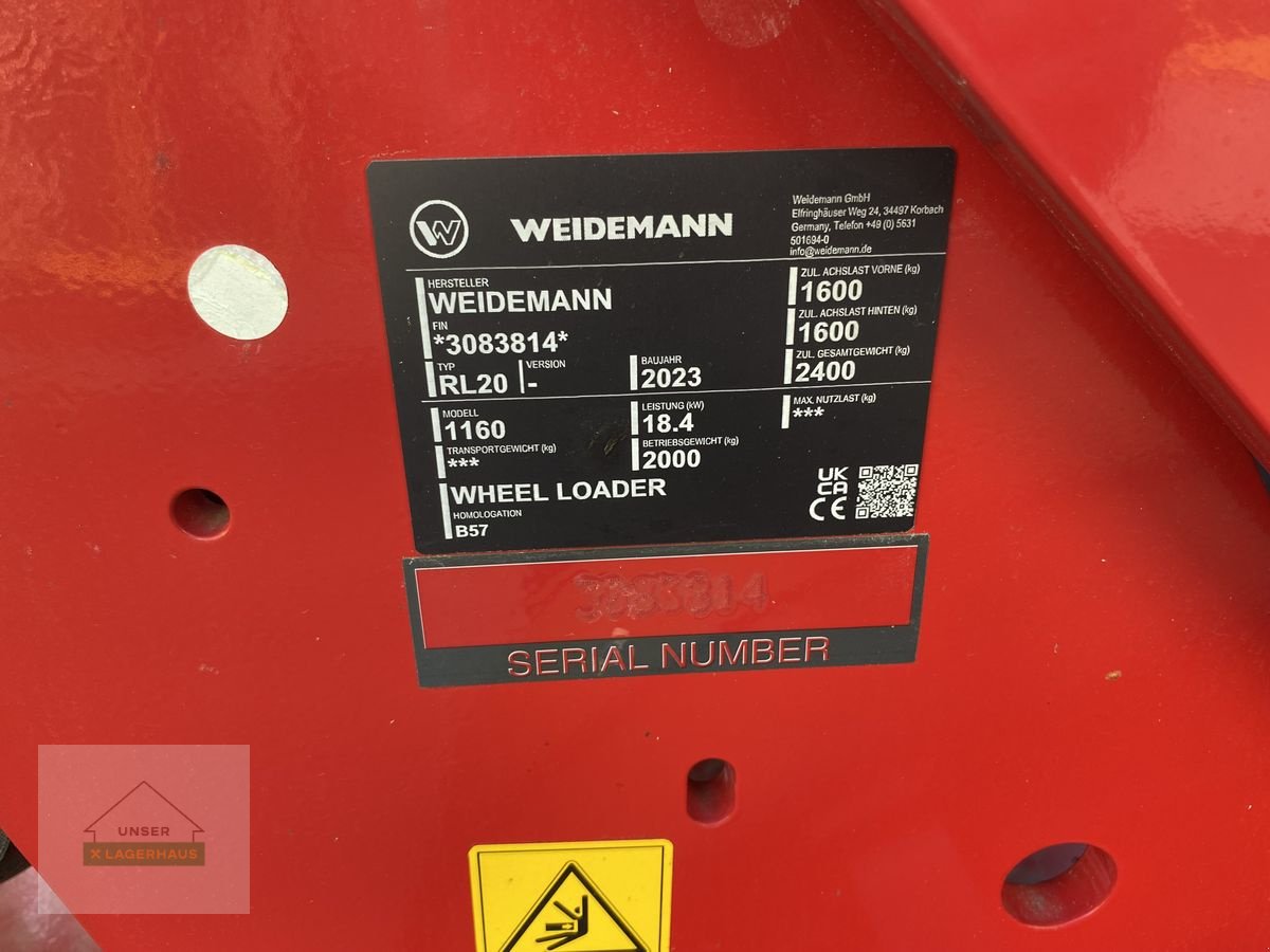 Hoflader tipa Weidemann  Hoftrac 1160, Neumaschine u Wartberg (Slika 6)