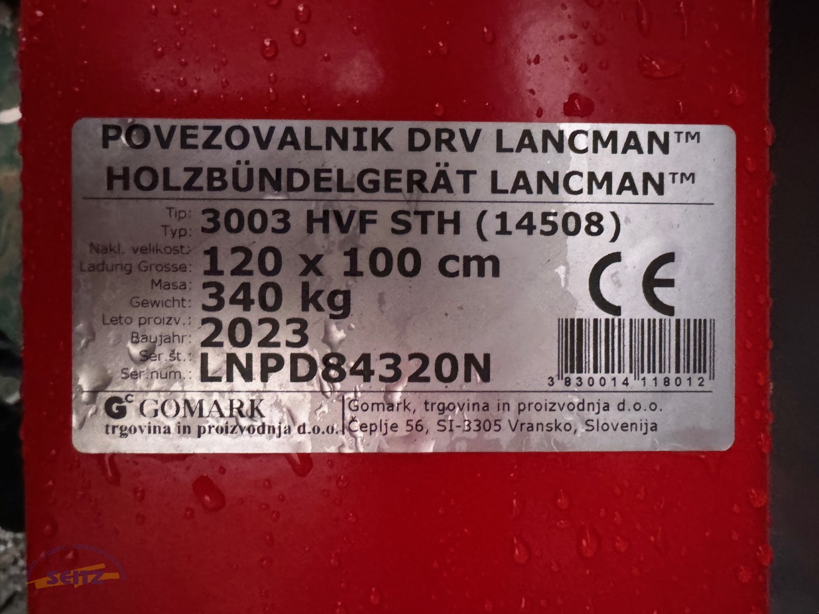 Holzbündelgerät typu Lancman 3003 HVF, Gebrauchtmaschine v Lindenfels-Glattbach (Obrázok 3)