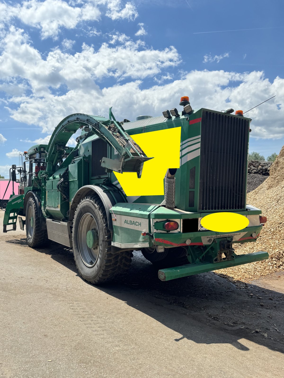 Holzhacker & Holzhäcksler typu Albach DIAMANT 2000, Gebrauchtmaschine w Moosthenning (Zdjęcie 5)