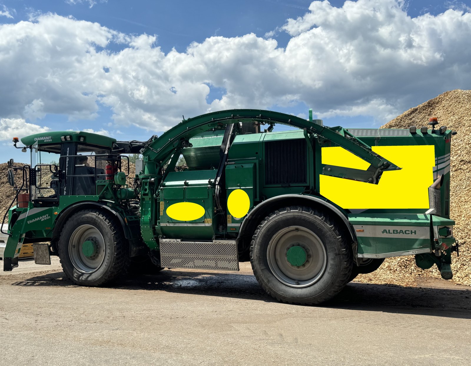 Holzhacker & Holzhäcksler del tipo Albach DIAMANT 2000, Gebrauchtmaschine In Moosthenning (Immagine 7)