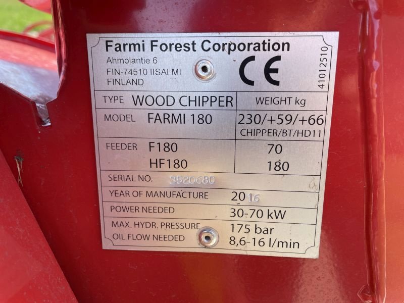 Holzhacker & Holzhäcksler typu Farmi Farmi 180 Holzhäcksler, Gebrauchtmaschine v Chur (Obrázek 7)