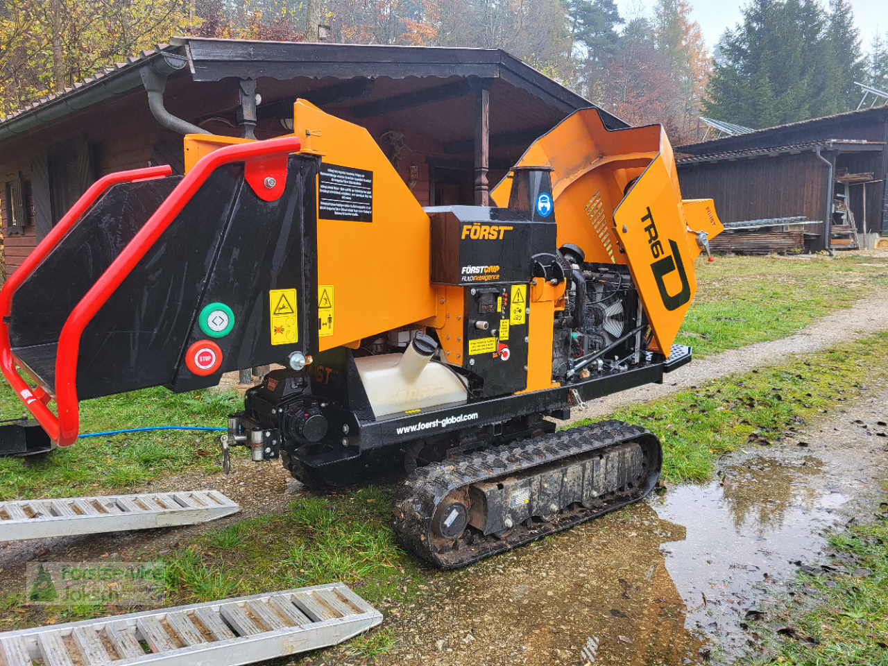 Holzhacker & Holzhäcksler tipa Först TR6D Holzhäcksler auf Raupenfahrgestell, Gebrauchtmaschine u Auerbach (Slika 2)