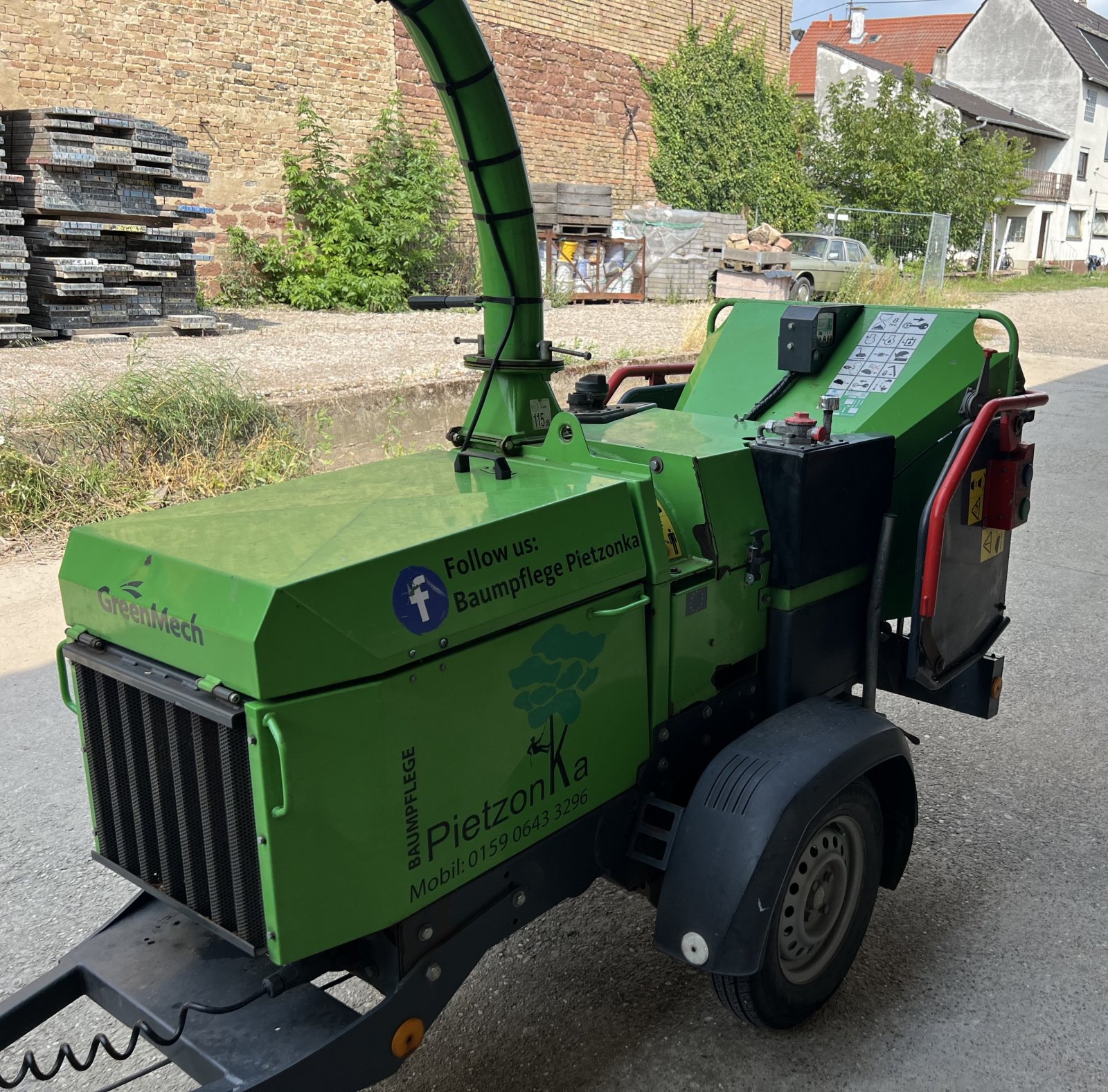 Holzhacker & Holzhäcksler del tipo GreenMech Arborist 150 D, Gebrauchtmaschine en Bobenheim-Roxheim (Imagen 1)