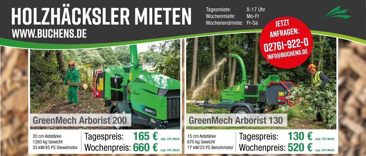 Holzhacker & Holzhäcksler typu GreenMech EVO 205 D Ausstellungsgerät, Neumaschine v Olpe (Obrázek 5)