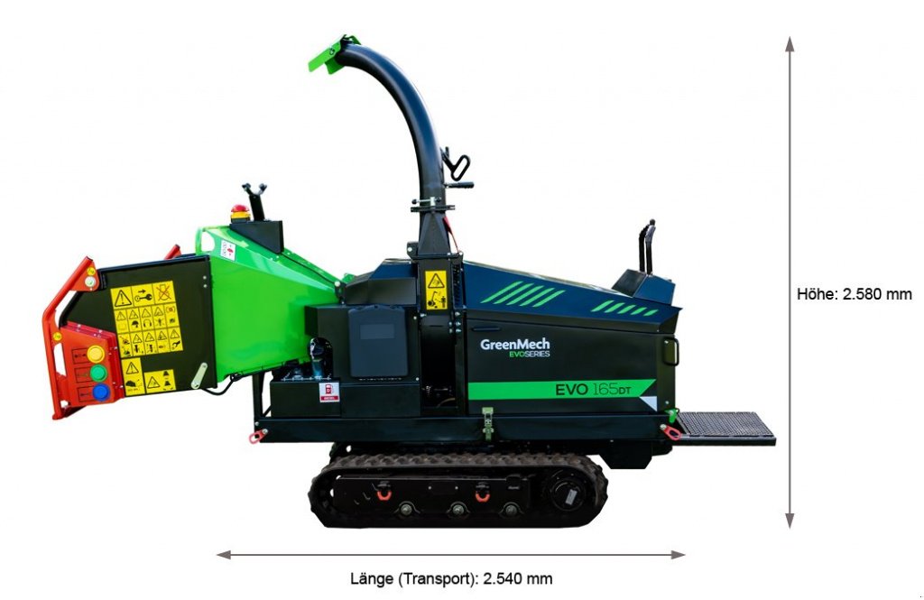 Holzhacker & Holzhäcksler typu GreenMech EVO165 Raupenfahrwerk  Ausstellungsgerät, Neumaschine v Olpe (Obrázok 10)