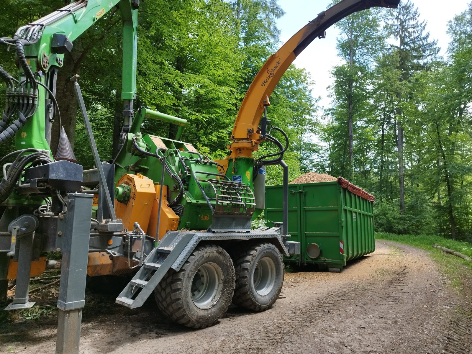 Holzhacker & Holzhäcksler van het type Heizohack HM 10-500 K, Gebrauchtmaschine in Nesselwangen (Foto 1)