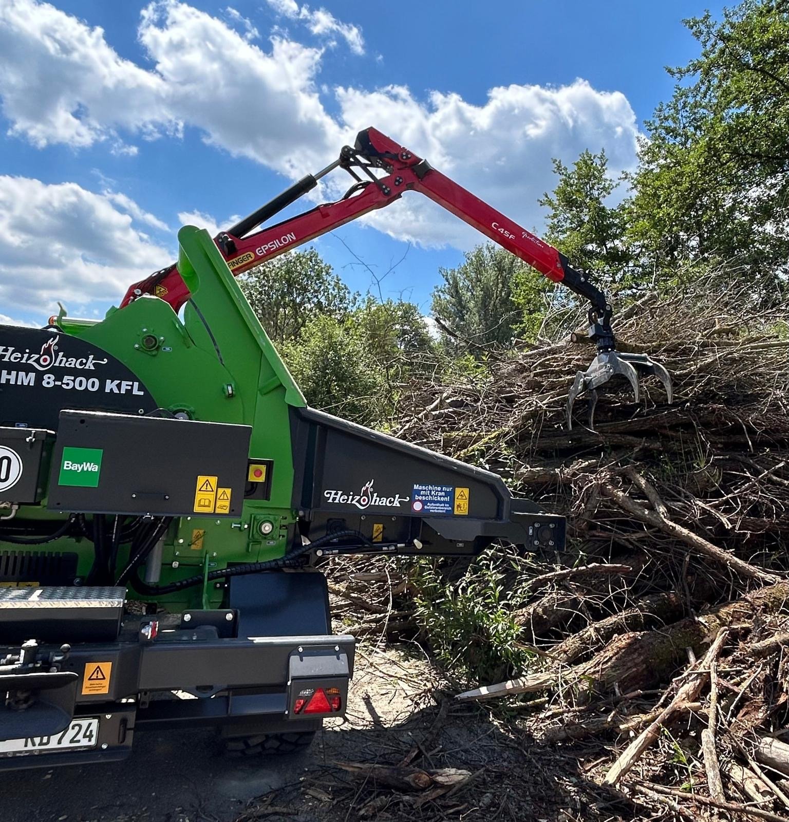 Holzhacker & Holzhäcksler typu Heizomat HM 8-500 KFL, Gebrauchtmaschine v Weismain (Obrázok 5)