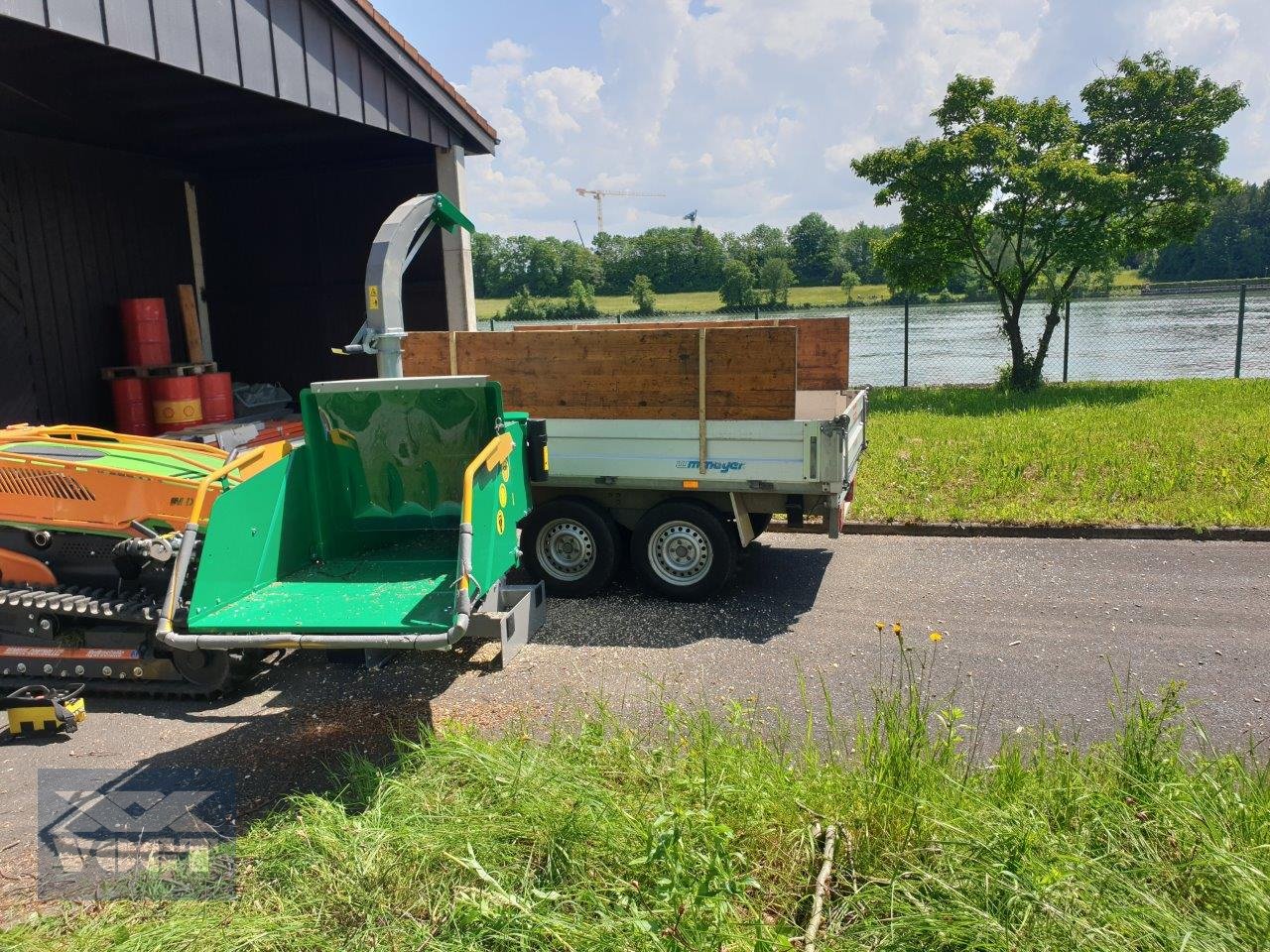 Holzhacker & Holzhäcksler a típus HS 170 HY Holzhacker /Holzhäcksler für Radlader /Funkraupe-Lagergerät-, Neumaschine ekkor: Schmallenberg (Kép 10)