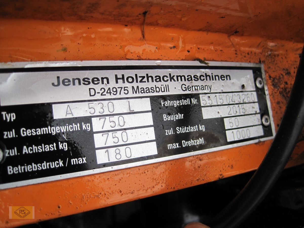 Holzhacker & Holzhäcksler typu Jensen A 530 L, Gebrauchtmaschine v Beelen (Obrázok 8)