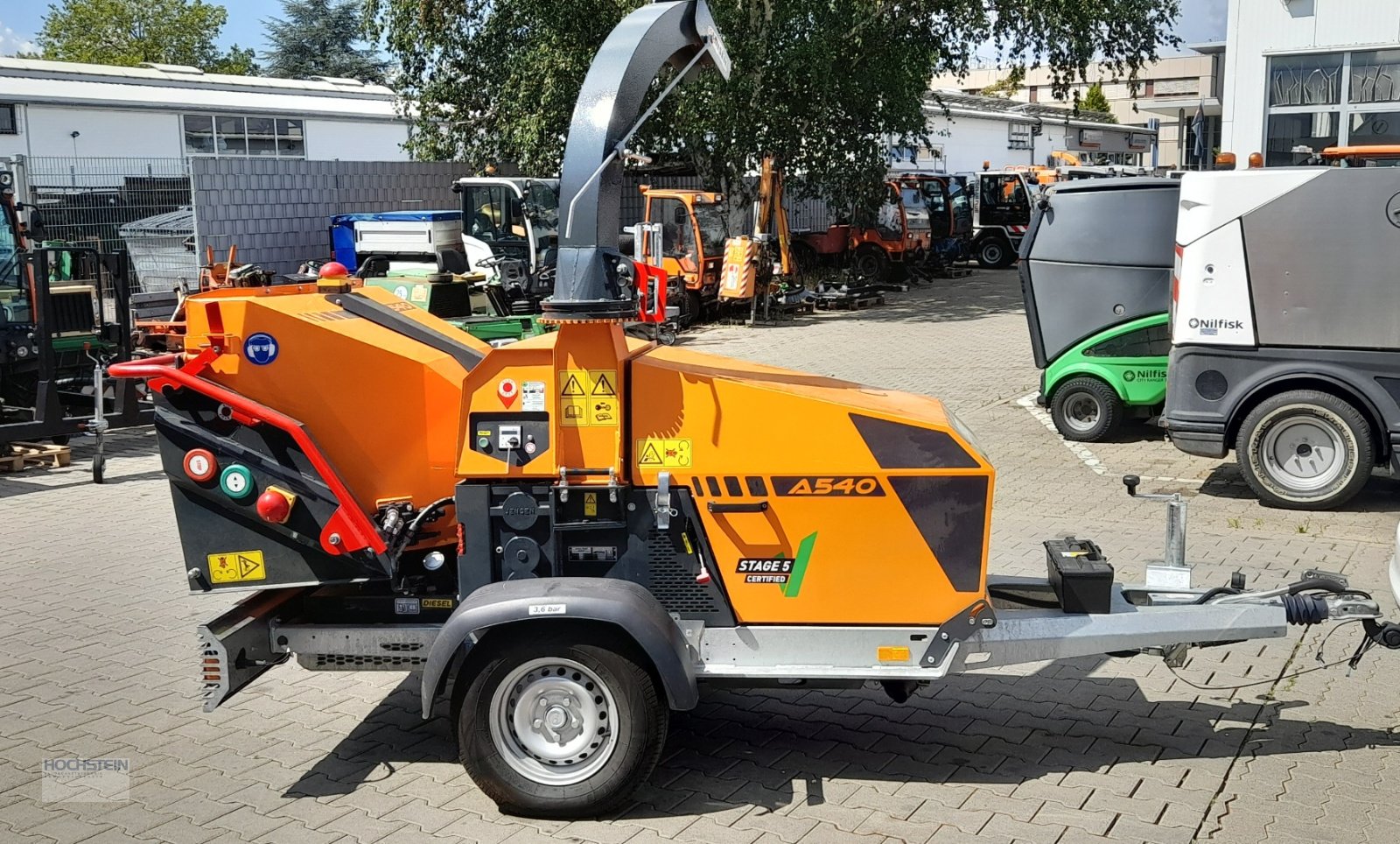 Holzhacker & Holzhäcksler del tipo Jensen A540, Gebrauchtmaschine In Heidelberg - Rohrbach Süd (Immagine 2)