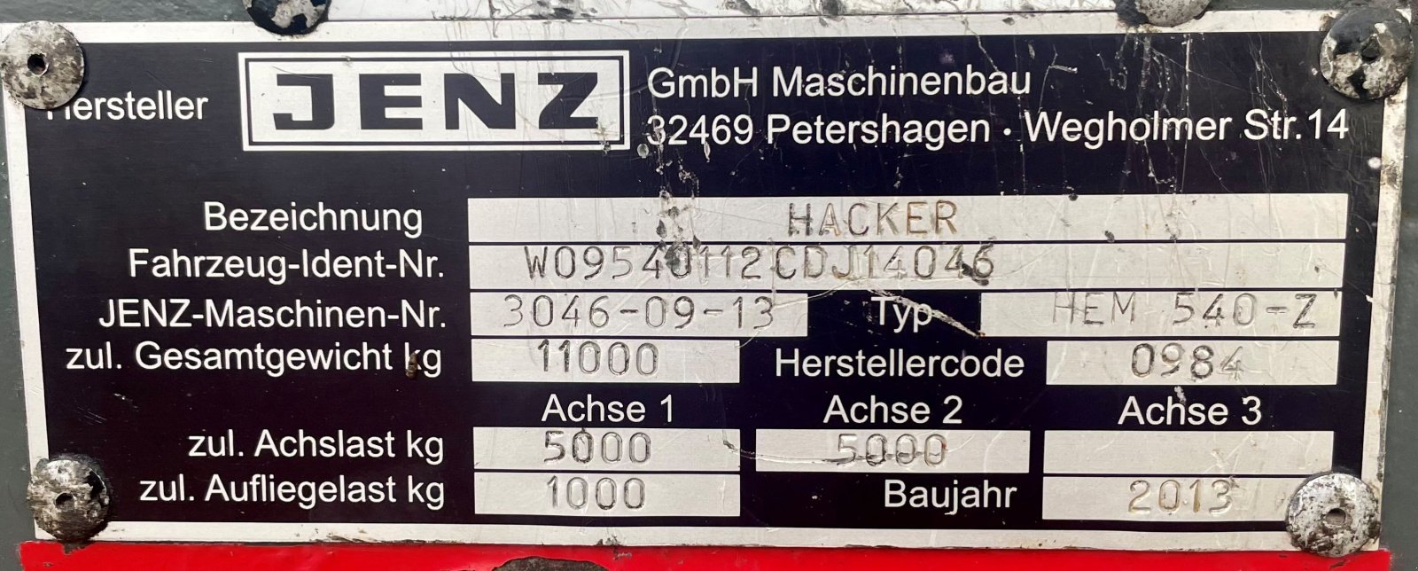 Holzhacker & Holzhäcksler des Typs Jenz HEM 540 Z, Gebrauchtmaschine in Rodewald (Bild 18)